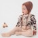 Jumper knitted baby I "leopard" Growth 98-104 cm