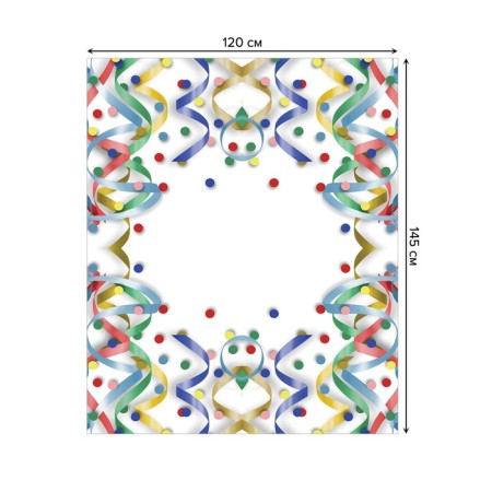 The tablecloth on the table is “simple and beautiful”, rectangular, Saten, size 120x145 cm-1