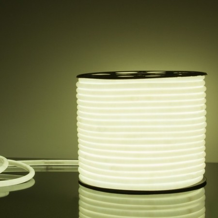 Flexible Neon Elektrostandard, IP67, 2835, 144 LED/m, 220V, round, glow cold white