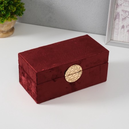 Casket Textile "core" burgundy 12x25x7.8 cm