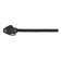 Protective lining for the gear lever, leather, black