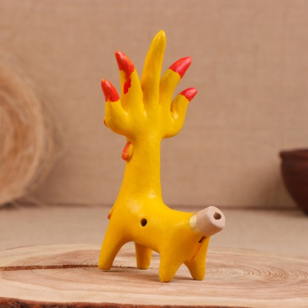 Abashevskaya toy "Deer-Solnce", 15x7x15 cm, Kukushkin I.I.-2