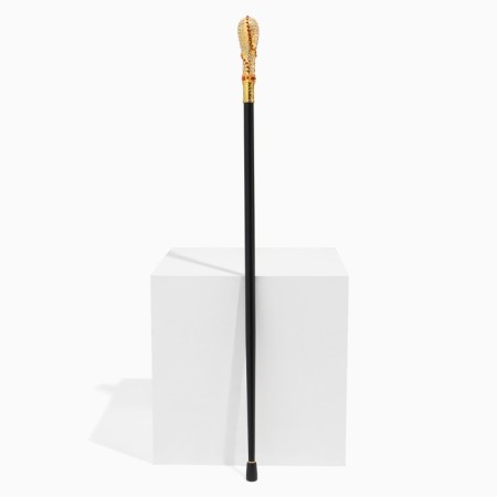 Souvenir product cane with a dagger, 36cm blade, handle crown-1