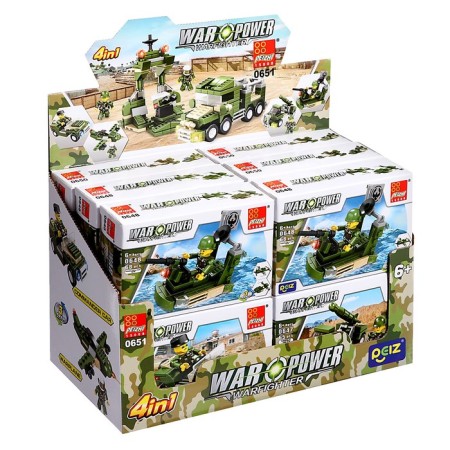 Designer 4 in 1 military "army", 4 types of mix-11