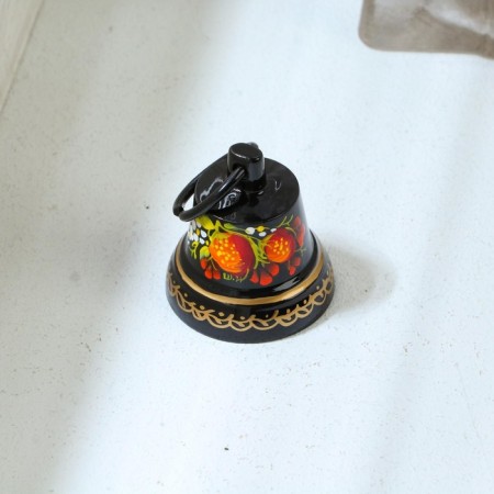 Valdai bell "No. 1. Berries", painted, with an ear, d = 30 mm-6