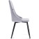 SHEET on the metal frame Narayan Velutto 49 metal/velor, black/gray 47x54x98 cm