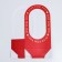 Box-Obel for flowers "for you" 22 × 12 × 38 cm, red