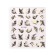Nail stickers "Eide dayshail", black/yellow color