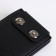 Male purse on a magnet, black color