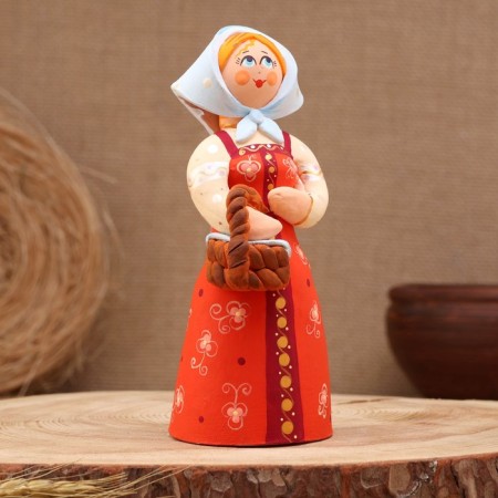 Kovrov toy "Baryshnya Alyonushka Summer", ceramics