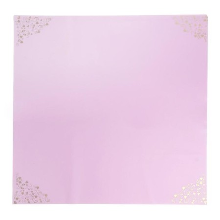 Matte film with a drawing "Amur", lilac color, 60 x 60 cm-2
