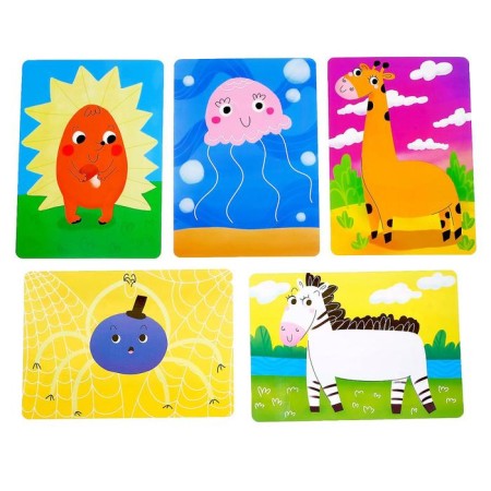 Developing set with plasticine "Finish the picture"-1