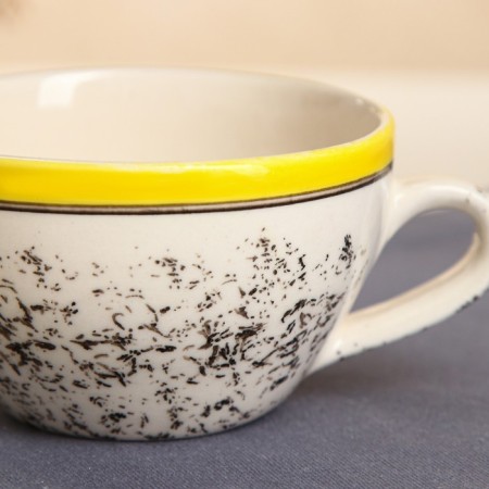 Ceramic cup "Baby", 200 ml, yellow, 1 variety, Iran-1