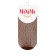Women's socks Minimi Rete Pois, single size, Cappuccino color