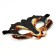 New Year! Carnival mask "Mysterious snake" with black spitters