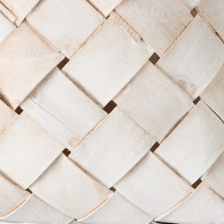 Wicker basket, d20 x 15/33 cm, white, sequoia-6