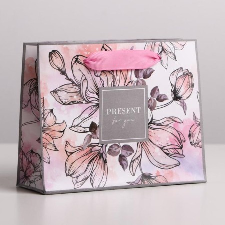 Gift Laminated Horizontal Package, Packaging, Present for You, S 15 x 12 x 5.5 cm