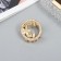 Hair crab "Florence" classics, 3.5 cm, gold