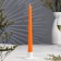 Antique aromatic "orange" candle, 2.3x 24.5 cm, 5 hours, 55 g, orange