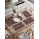 Set of napkins for setting the table "Multi -colored tulips", rectangular, rounded edges, size 30x46 cm, 4 pcs