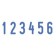 The numbering-Mini automatic Trodat Printy 4836, font height 3.8 mm, 6 discharges