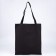 Shoper with pocket, black color, 40 x 35 cm