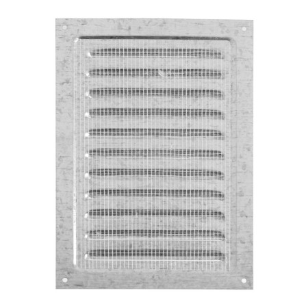 Ventilation grate Zein Lux RM1724C, 170 x 240 mm, with a grid, metal, galvanizing-5