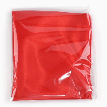 Locum for needlework, atlas plain red 50*50 cm-3
