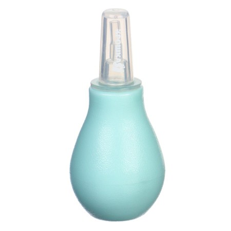 Nasal aspirator “pear” with a replaceable nose, the color is turquoise-5