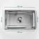 A stainless steel cover to gastro power 1/1, 53 × 32.5 cm, thickness 0.8 mm