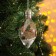 Christmas ball "New Year", batteries, 5 LED, glow warm white