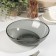 Basilico salad. Lava Grey, 800 ml, d = 20 cm, gray color