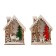 Light decor desktop "houses" 12.5 cm, mix