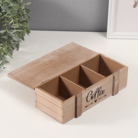 Casket tree with divisions "Coffee grinder" 10.5x24x7.5 cm-1