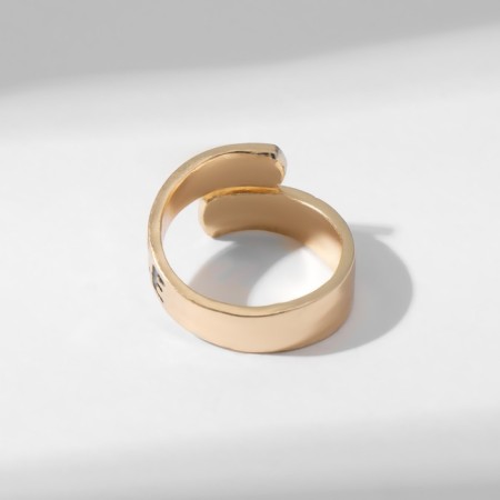 Ring with the inscription "Compose dreams", the color of gold, dimensionless-4