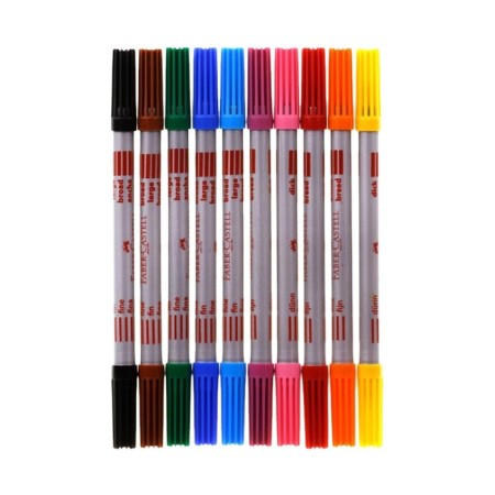 Faber-Castell 10-flowed felt-tip pens-1