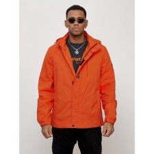 Sports male jacket, size 52, orange color