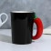 Ceramic mug "Cool pepper", 400 ml, black color