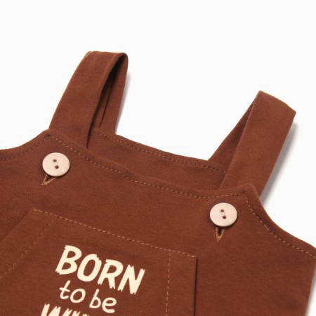 Set: body and overalls crumb I "Wild", height 68-74 cm-4