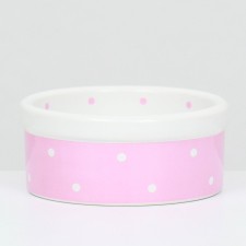 Ceramic bowl 8.5 x 8.5 x 3.5 cm, 100 ml pink