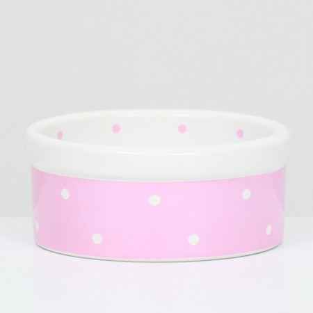 Ceramic bowl 8.5 x 8.5 x 3.5 cm, 100 ml pink