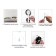 Watching interior watches, 3D "hairdresser", sticker, large, D-45 cm