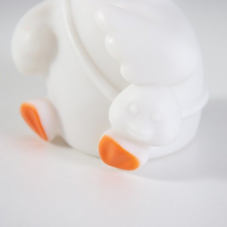 Nightlight "duck" LED 1W 3x lr44 white 8x4.4x12cm Risalux-6