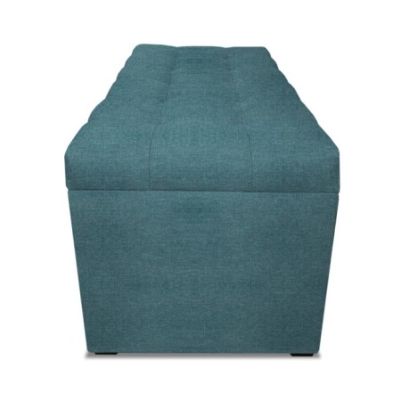 Puff with a lid and weighting, 800 × 400 × 420 mm, Savana plus matting, Mint color-4