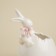 Sl Home "Forest Rabbit", 10 × 9 × 15 cm, white color