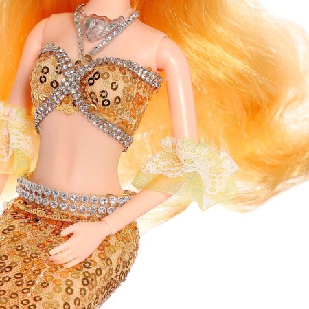 Doll Fairy -tale hinge "Magic Mermaid", sound, light-4