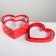 A set of boxes 3 in 1, gift packaging, “with love”, 16 x 14 x 6 cm –22 x 20 x 9 cm
