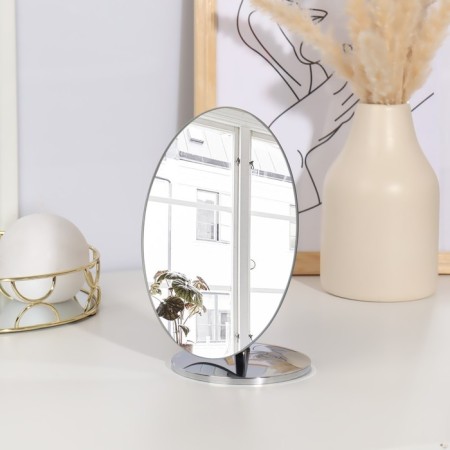 Mirror Nast Layer Knife Oval (1) Mirror 12.4*17.3/12.4*23*26cm b/took silver to/Cor QF-4