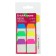 Bookmarks with adhesive edge plastic 25x38 mm, Erichkrause "Neon", 60 sheets 6 colors