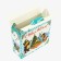 New Year. Gift box New Year's suitcase Small "Forest Guests" 17.3 x 6.5 x 15 cm.